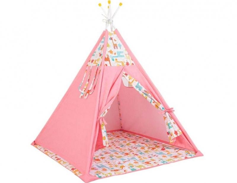 Палатка Polini Жираф, розовый фото