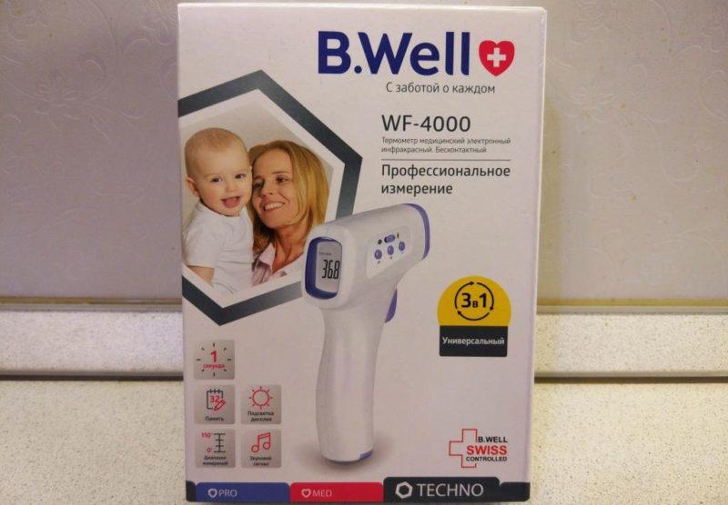 BWell WF-4000 коробка с главной стороны