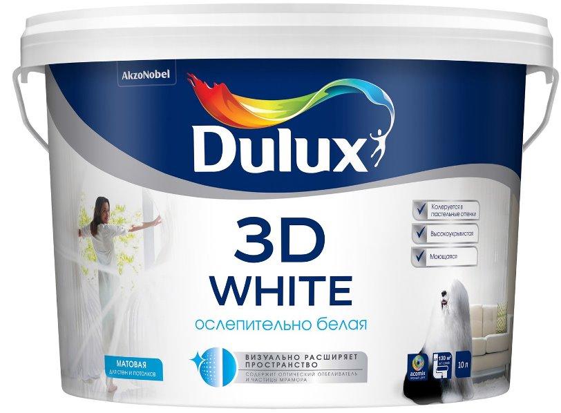 Dulux 3D White фото