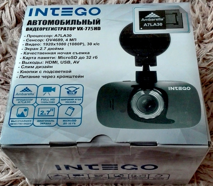 Видеорегистратор Intego VX-775 HD фото
