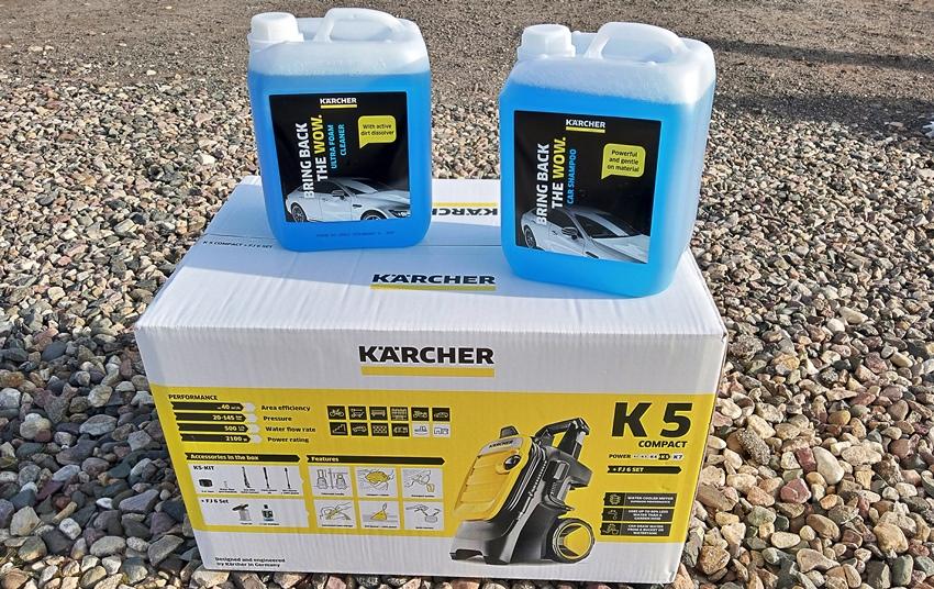 Комплект на обзоре Kärcher K 5 Compact FJ 6 SET