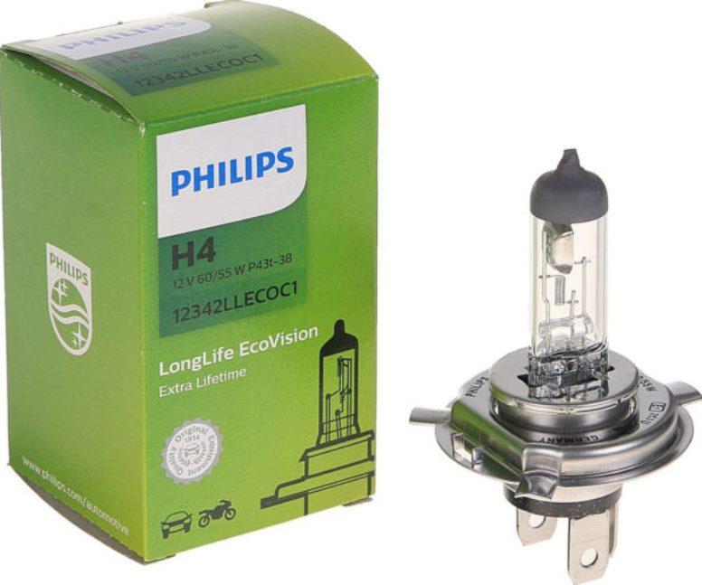 Philips LongLife EcoVision H4 фото